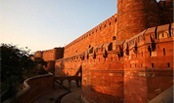 The Agra Fort - a UNESCO World Heritage site located in Agra, Uttar Pradesh, India.