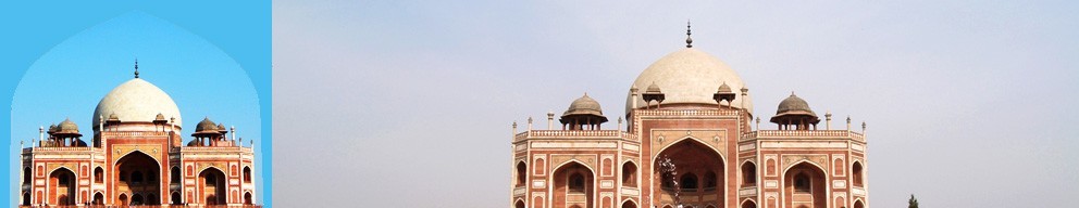 Golden Triangle Group Tour India with Humayun Tomb Delhi.