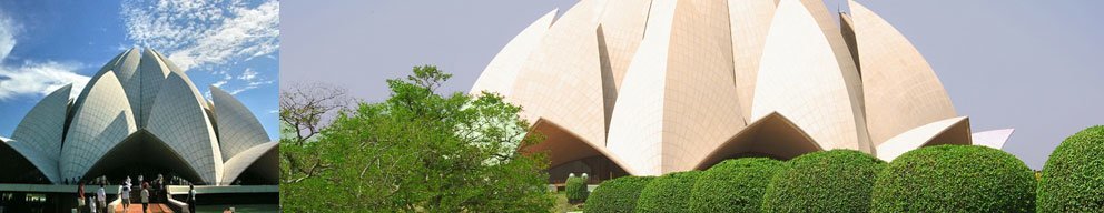 Golden Triangle Group Tour India with Lotus Temple Delhi.