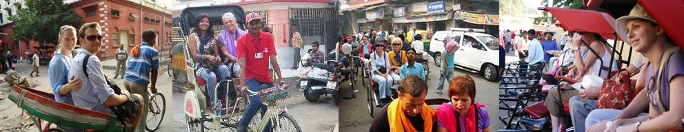 Rickshaw ride in Jaipur with Golden Triangle Group Tour India